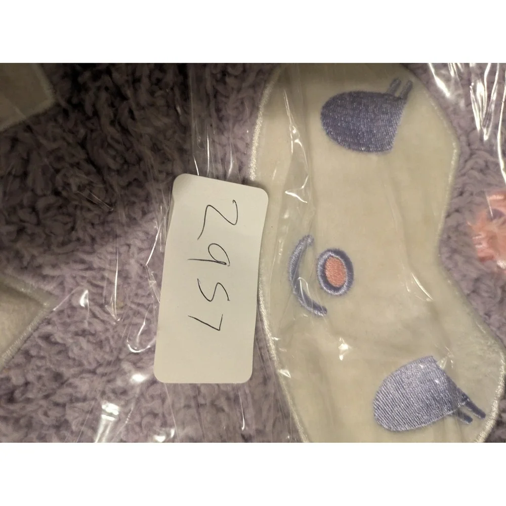Loungefly Kuromi Purple Fuzzy Sherpa Mini Sanrio Backpack Adjustable Straps